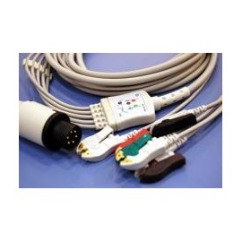 CABO DE ECG COMPATÍVEL COM DIXTAL – 5 VIAS