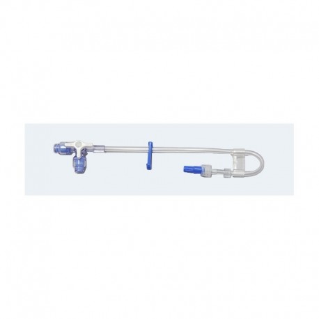 Extensores para a injeção de meio de contraste