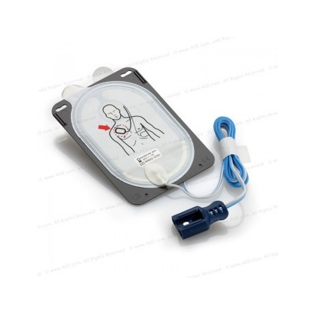 Eletrodos originais de desfibrilação com energia reduzida para crianças/bebês