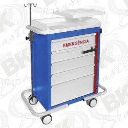 CARRO DE EMERGÊNCIA 05 GAVETAS SA