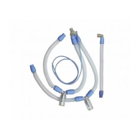 CIRCUITO RESPIRATÓRIO ADULTO COM DRENOS E LINHA PROXIMAL