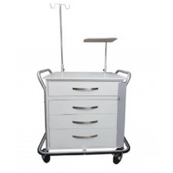 CARRO DE EMERGÊNCIA PARA SALA DE RESSONÂNCIA MAGNÉTICA