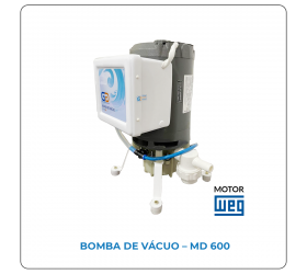 Bomba de vácuo para sucção de detritos odontológicos