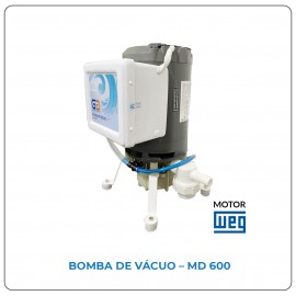 Bomba de vácuo para sucção de detritos odontológicos